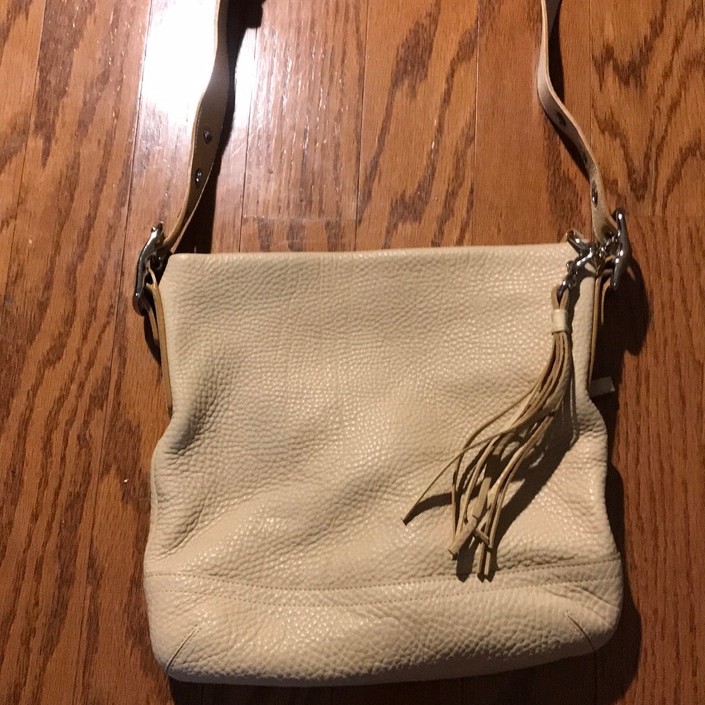 Coach light beige handbag NWOT
